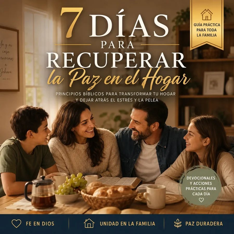 Capa del e-book 7 Días Para Recuperar La Paz En El Hogar